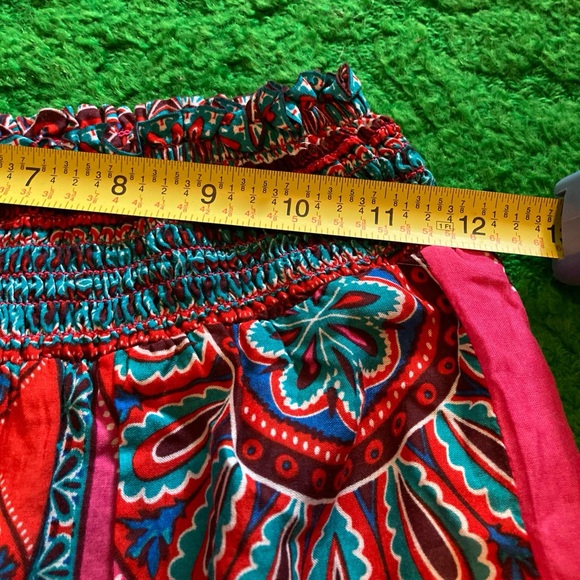 Green Dragon boho Shorts - Picture 2 of 7